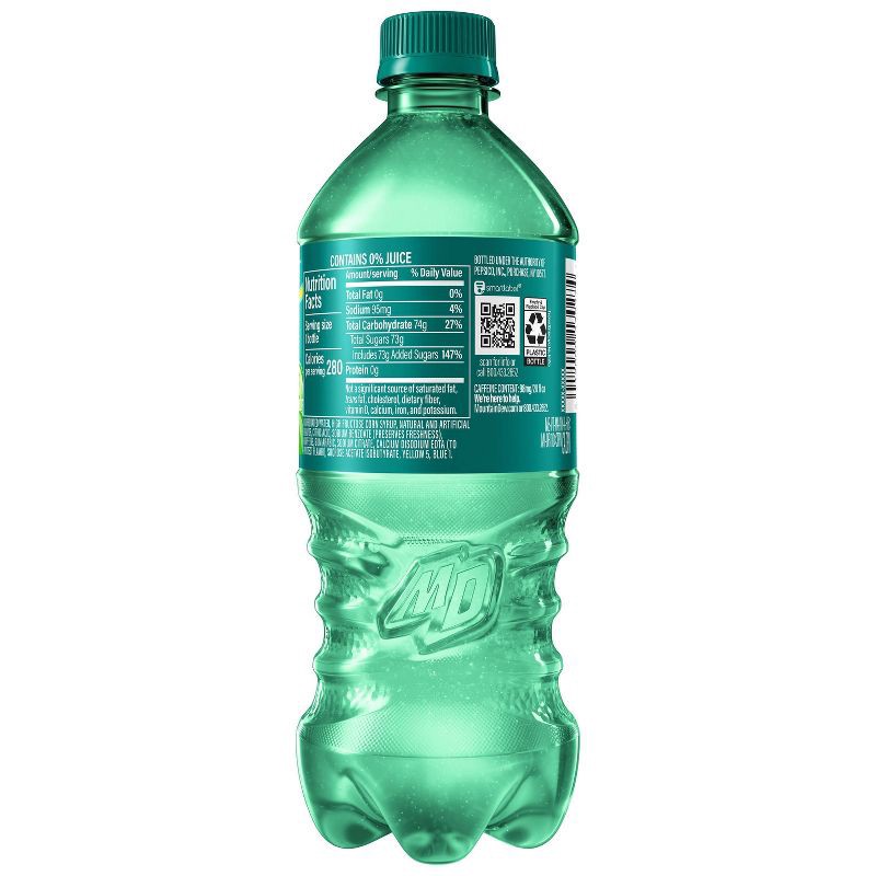 slide 2 of 6, Mtn Dew Mountain Dew Baja Blast - 20 fl oz Bottle, 20 fl oz