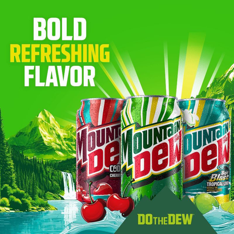 slide 7 of 8, Mtn Dew Mountain Dew Baja Blast - 20 fl oz Bottle, 20 fl oz