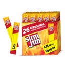 Slim Jim Original Smoked Snack Size Sticks - 7.28oz/26ct: Beef, Spicy, 6g Protein per Serving