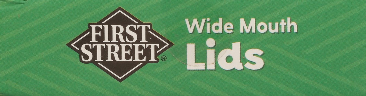 slide 7 of 12, First Street Fs Wide Mouth Canning Jar Lids, 12 ct
