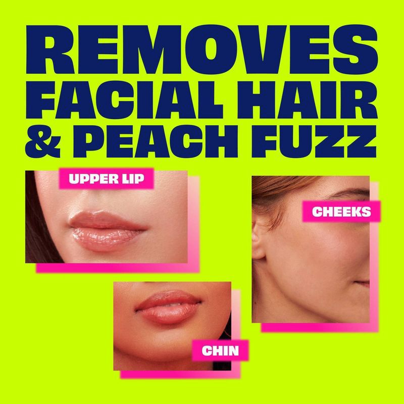 slide 4 of 10, Nair Moisturizing Facial Hair Removal Cream with Sweet Almond Oil - 2.0oz, 2 oz