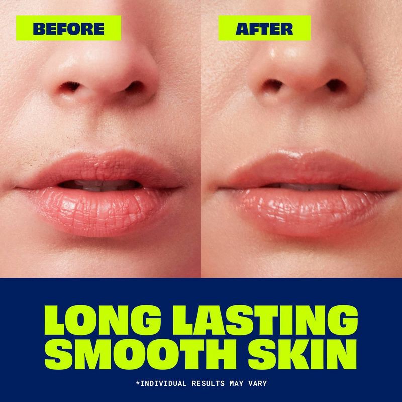 slide 6 of 10, Nair Moisturizing Facial Hair Removal Cream with Sweet Almond Oil - 2.0oz, 2 oz