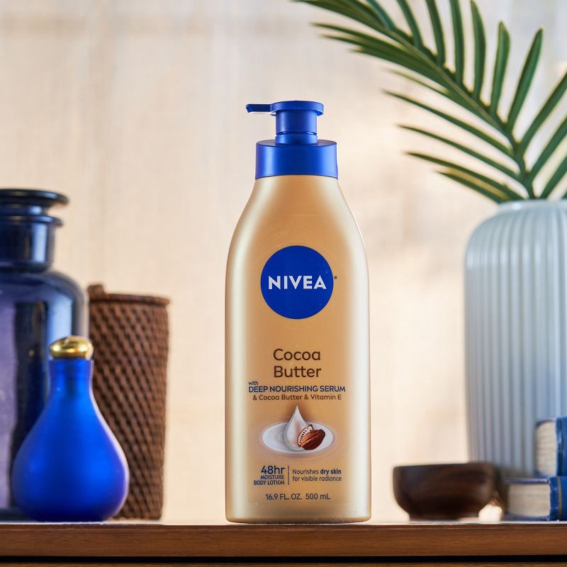 slide 7 of 9, NIVEA Cocoa Butter Body Lotion for Dry Skin - 16.9 fl oz, 16.9 fl oz