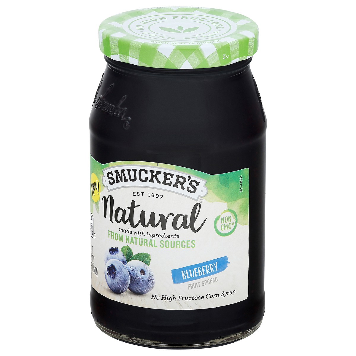 slide 3 of 9, Smucker's Natural Blueberry Fruit Spread 17.25 oz, 17.25 oz