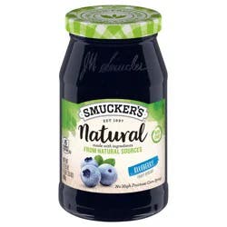 Smucker's Smucker’s Natural Blueberry Fruit Spread, 17.25 Ounces