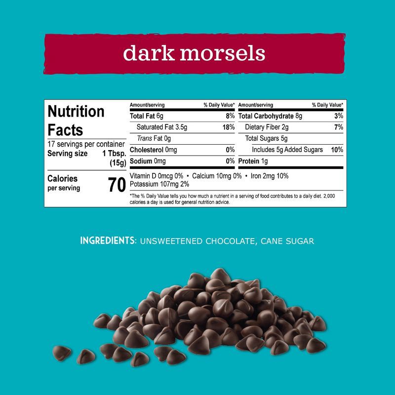 slide 3 of 8, Enjoy Life Dark Chocolate Dairy Free Vegan Baking Morsels - 9oz, 9 oz