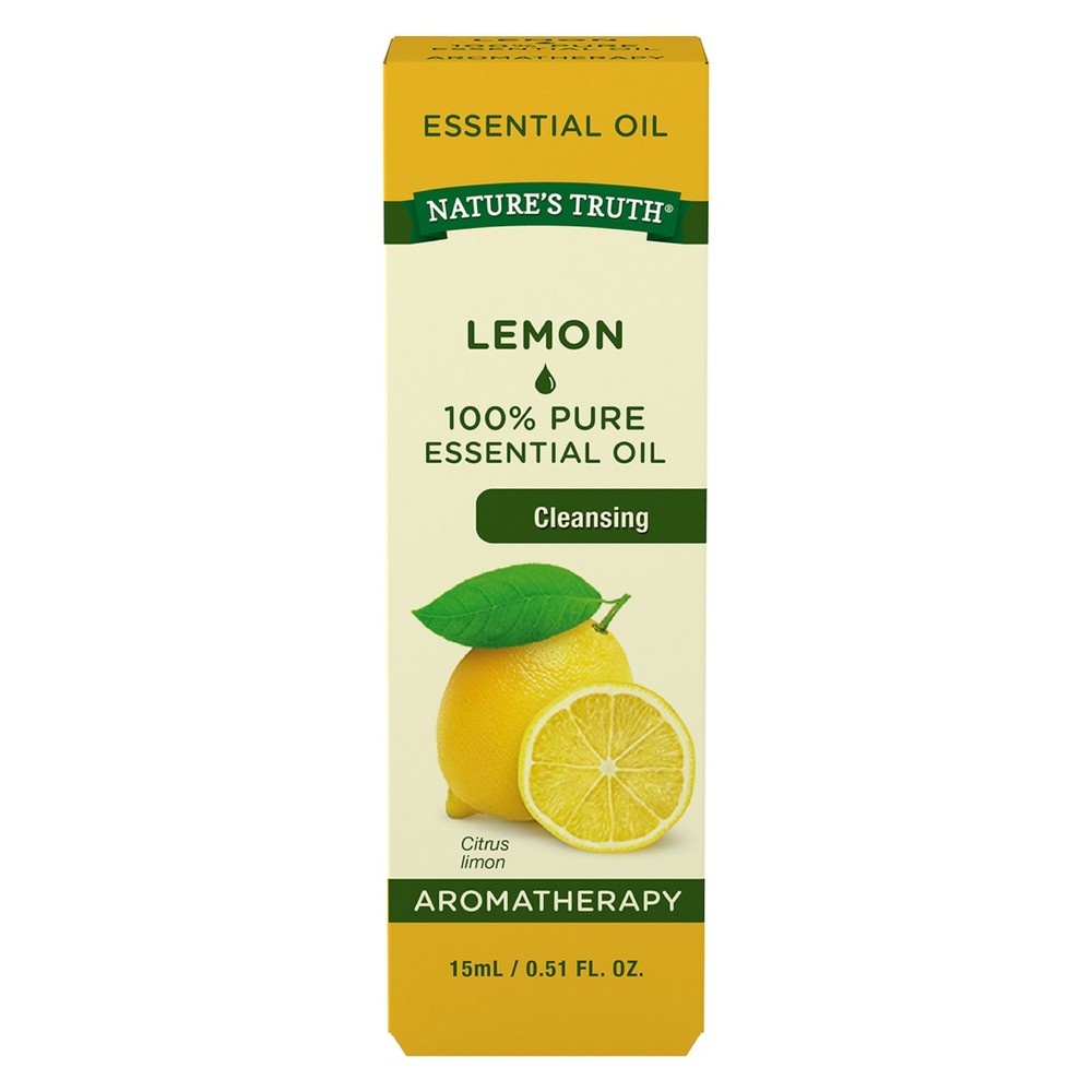 slide 3 of 3, Nature's Truth Lemon Aromatherapy Essential Oil, 15 ml
