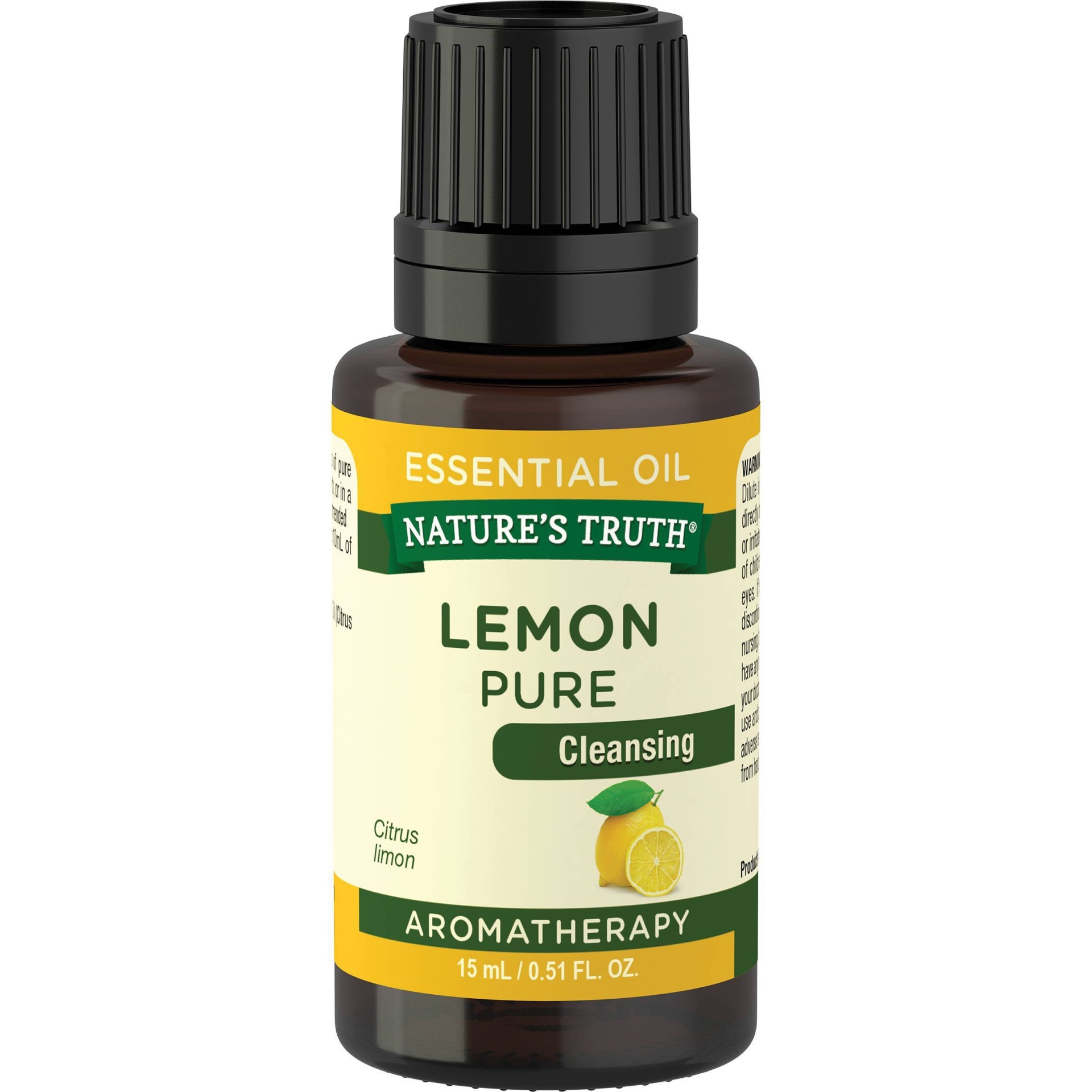 slide 1 of 3, Nature's Truth Lemon Aromatherapy Essential Oil, 15 ml