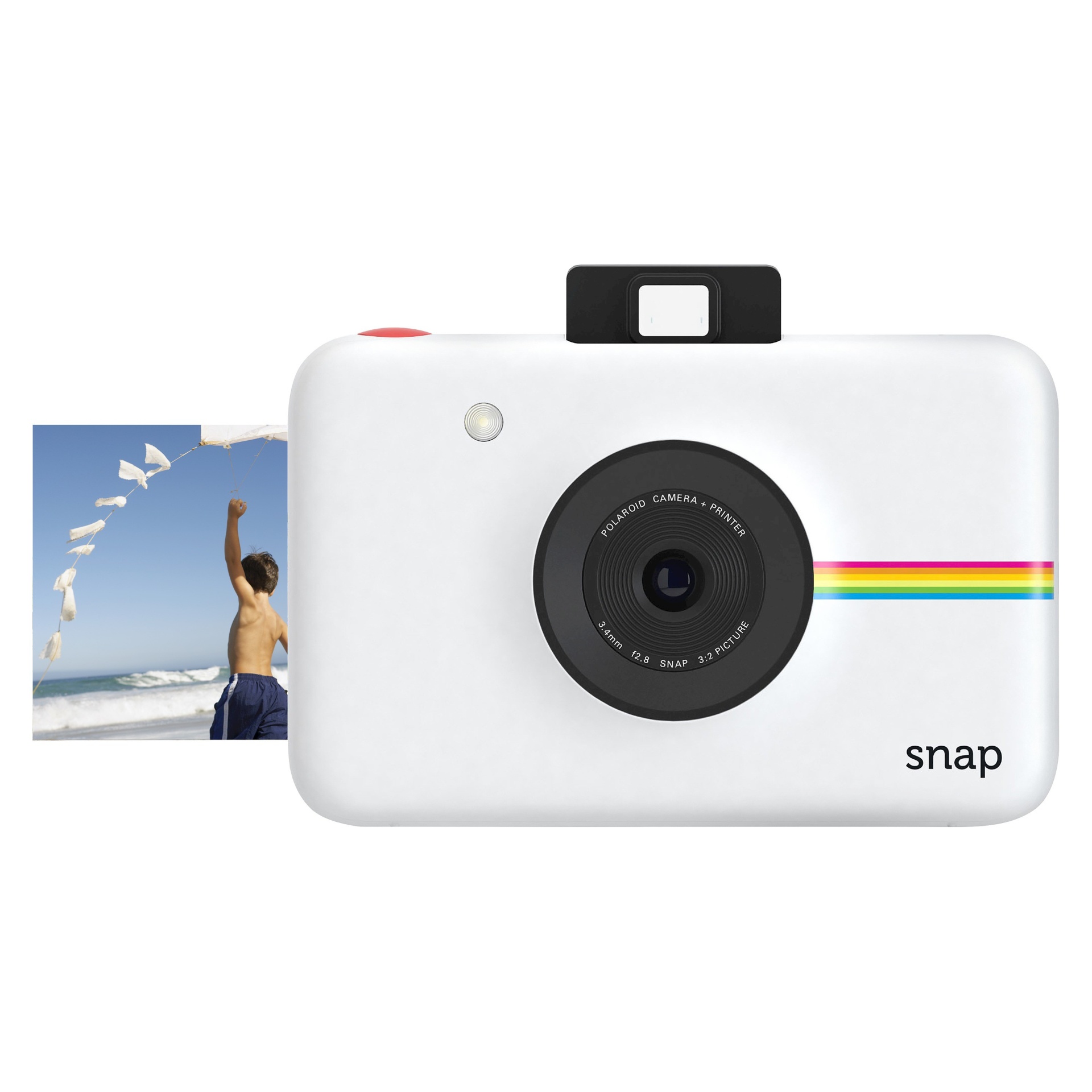 slide 1 of 5, Polaroid Snap Digital Instant Camera White, 1 ct