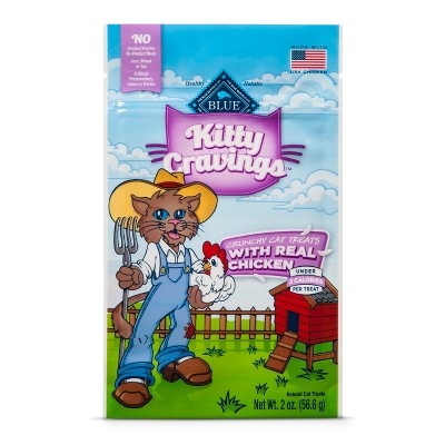 slide 1 of 2, Blue Buffalo Kitty Cravings With Real Tuna - Crunchy Cat Treats, 2 oz