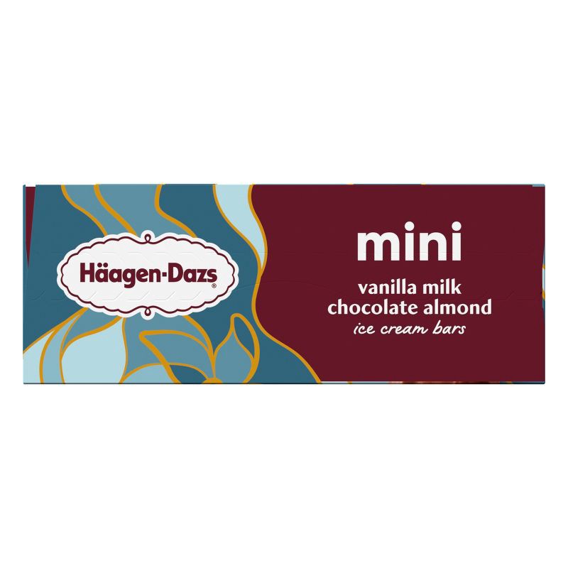 slide 8 of 17, Haagen-Dazs Vanilla Milk Chocolate Almond Frozen Bars - 11.1 fl oz, 11.1 fl oz