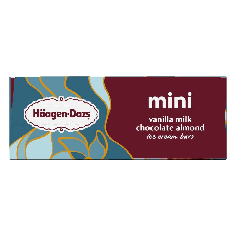 slide 8 of 17, Haagen-Dazs Vanilla Milk Chocolate Almond Frozen Bars - 6pk/11.1 fl oz, 6 ct, 11.1 fl oz