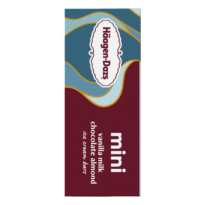 slide 11 of 17, Haagen-Dazs Vanilla Milk Chocolate Almond Frozen Bars - 6pk/11.1 fl oz, 6 ct, 11.1 fl oz