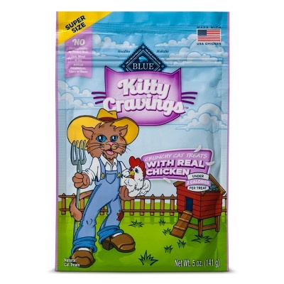 slide 1 of 2, Blue Buffalo Kitty Cravings With Real Chicken - Crunchy Cat Treats, 5 oz