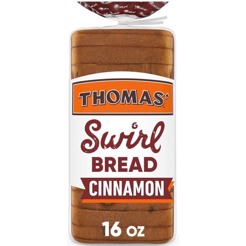 slide 1 of 19, Thomas' Cinnamon Swirl Bread - 16oz, 16 oz