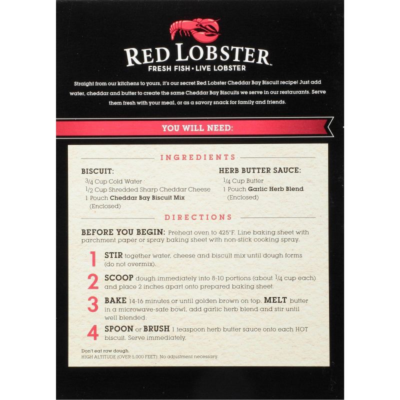 slide 2 of 10, Red Lobster Cheddar Bay Biscuit Mix - 11.36oz, 11.36 oz