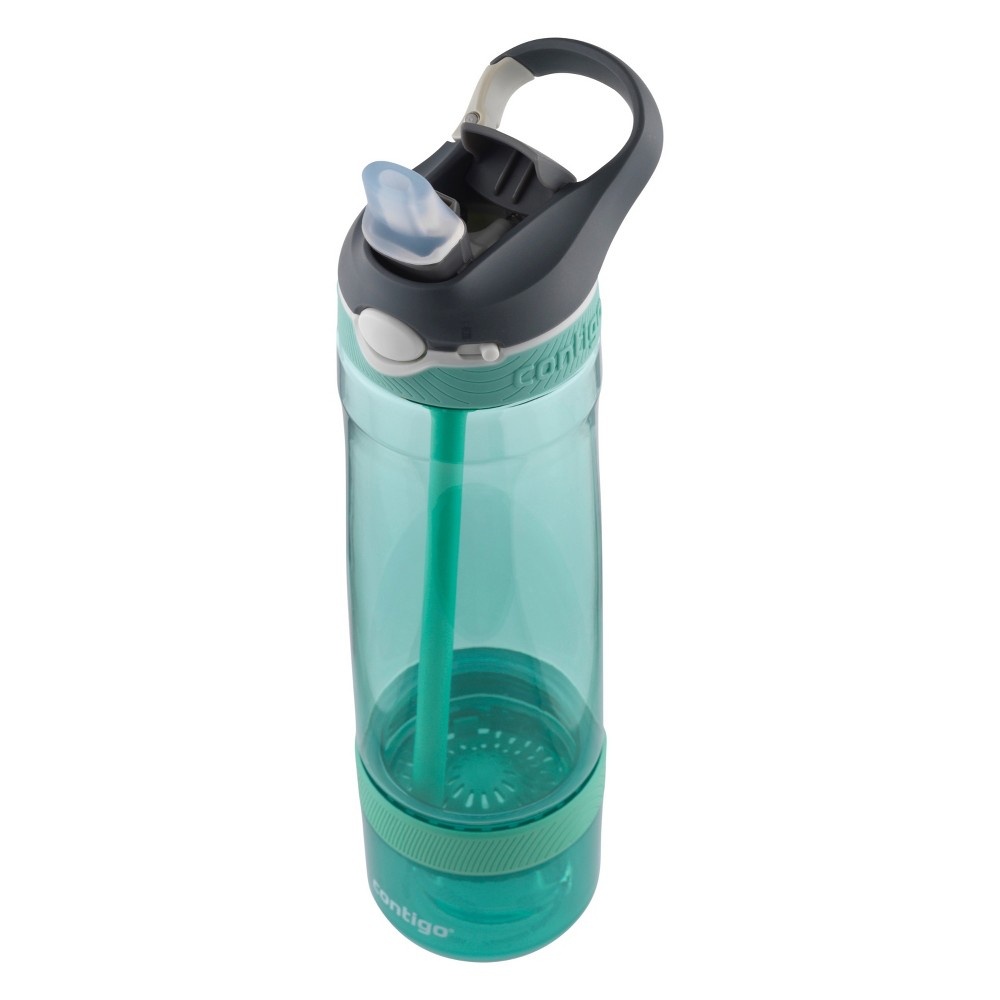 slide 4 of 4, Contigo AUTOSPOUT Straw Ashland Plastic Infuser Bottle - Greyed Jade, 26 oz