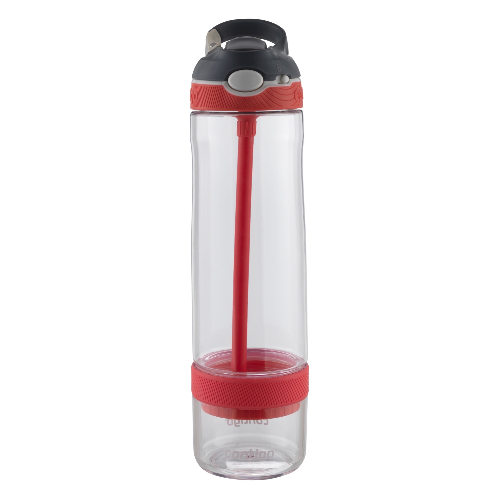 slide 1 of 4, Contigo Autospout Straw Ashland Plastic Infuser Bottle - Watermelon, 26 oz