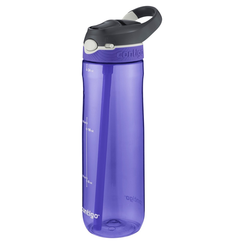 slide 2 of 6, Contigo Autospout Straw Ashland Hydration Bottle Grapevine, 24 oz