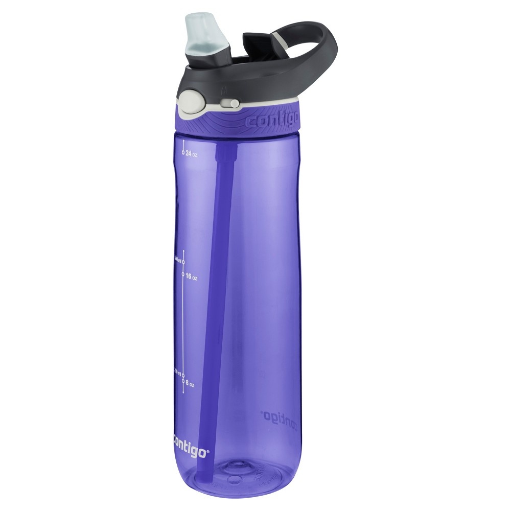 slide 3 of 6, Contigo Autospout Straw Ashland Hydration Bottle Grapevine, 24 oz