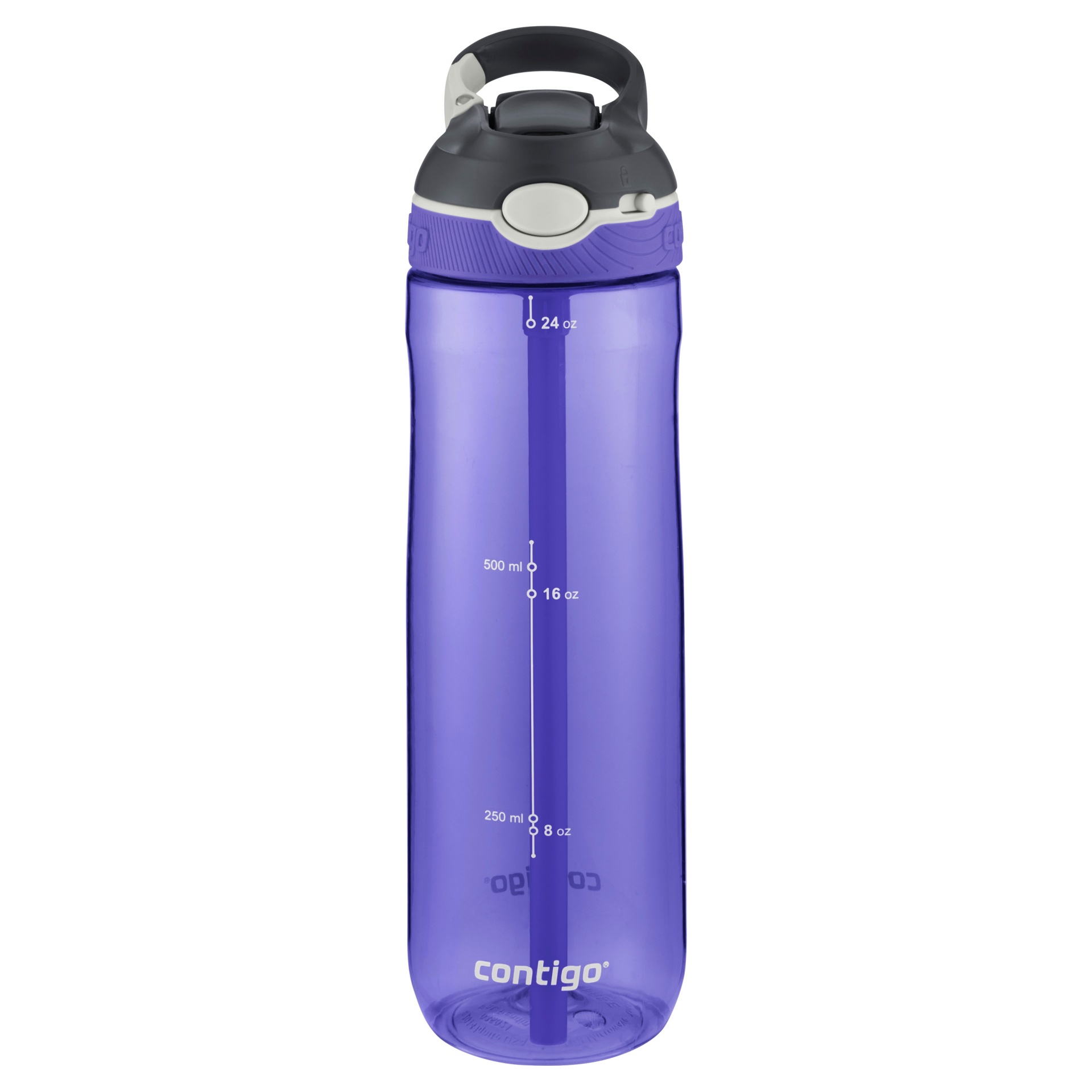 slide 1 of 6, Contigo Autospout Straw Ashland Hydration Bottle Grapevine, 24 oz