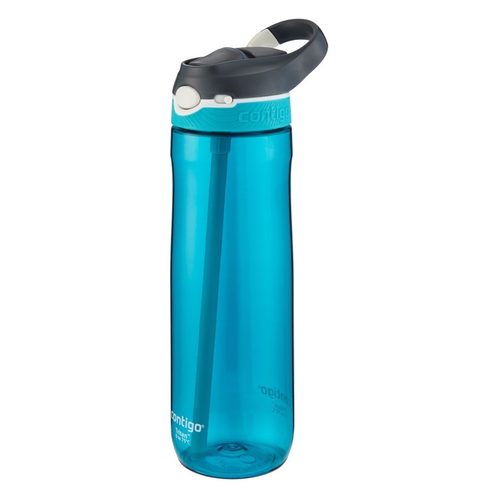 slide 2 of 6, Contigo AutoSpout Ashland Water Bottle Scuba Blue, 24 oz