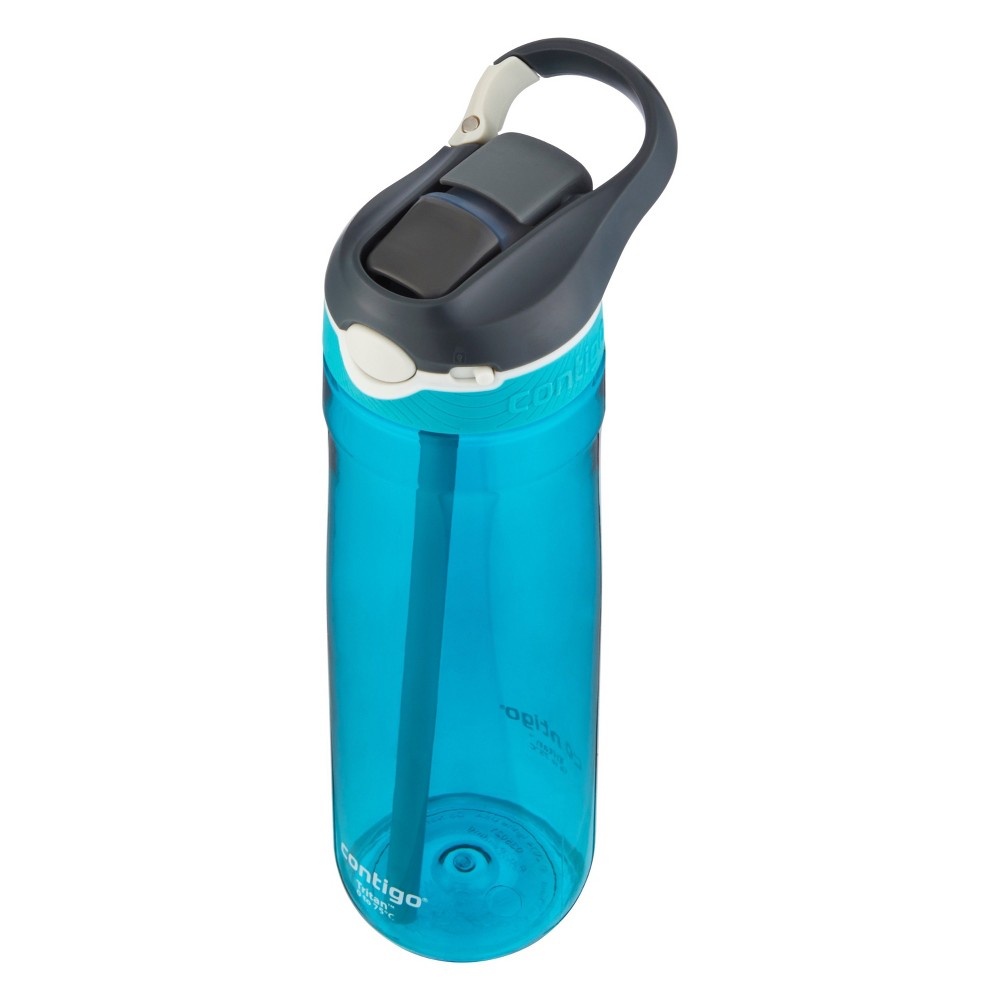 slide 4 of 6, Contigo AutoSpout Ashland Water Bottle Scuba Blue, 24 oz