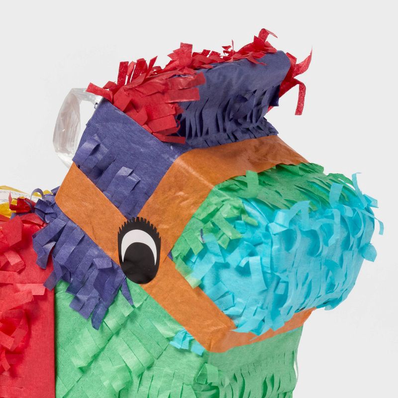 slide 3 of 4, Mini Donkey Pinata - Spritz™: Multicolor Party Decoration for Kids Birthday, 1 ct