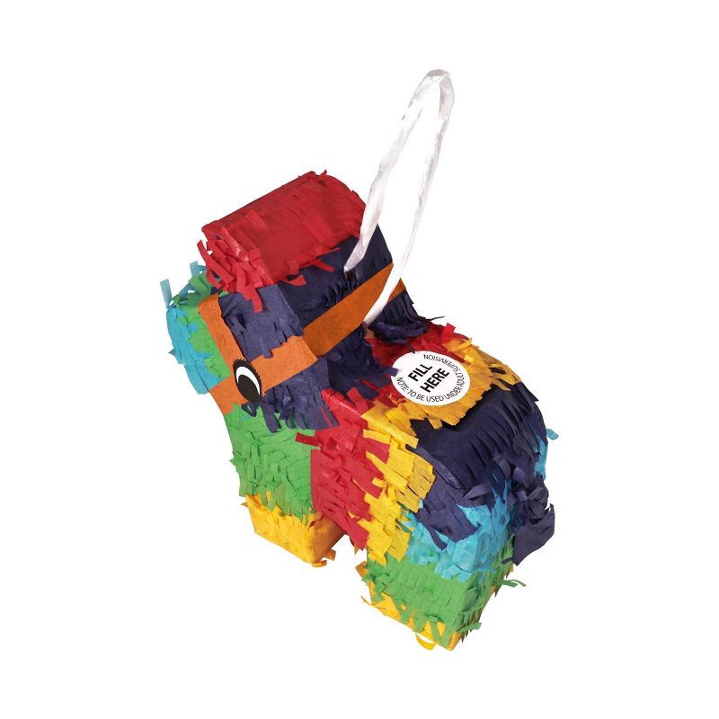 slide 4 of 4, Mini Donkey Pinata - Spritz™: Multicolor Party Decoration for Kids Birthday, 1 ct