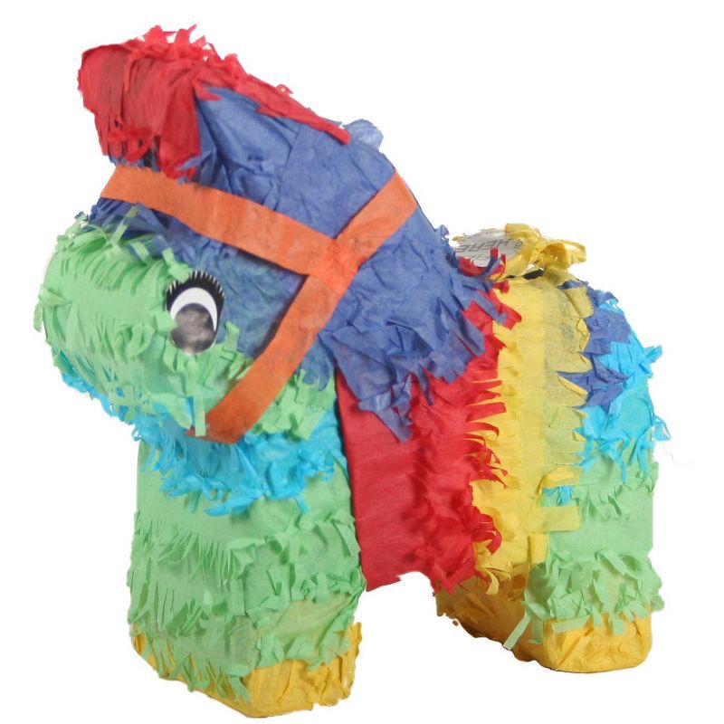 slide 1 of 4, Mini Donkey Pinata - Spritz™, 1 ct