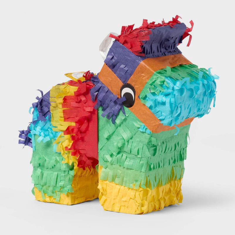 slide 1 of 4, Mini Donkey Pinata - Spritz™: Multicolor Party Decoration for Kids Birthday, 1 ct