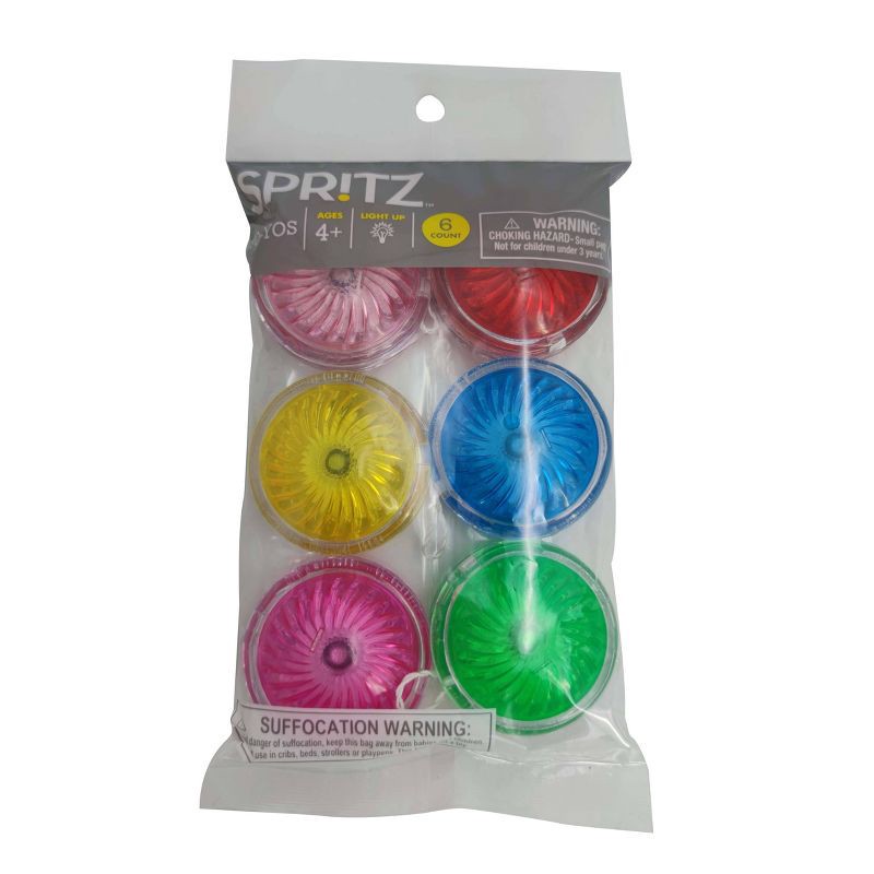 slide 1 of 2, 6ct Light Up Yo-Yo - Spritz™, 6 ct