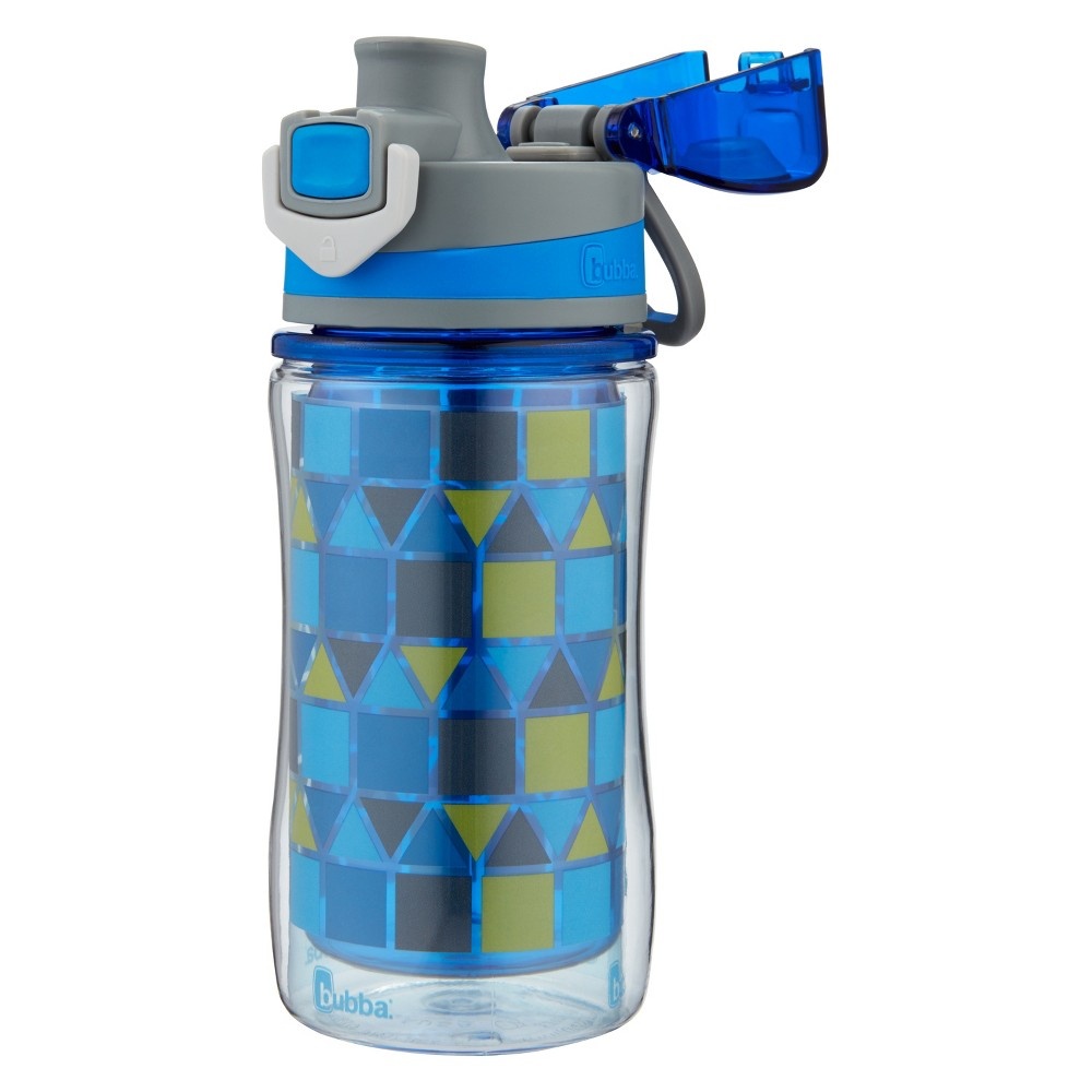 slide 4 of 7, bubba Flo Plastic Insulated Water Bottle - Blue, 12 oz