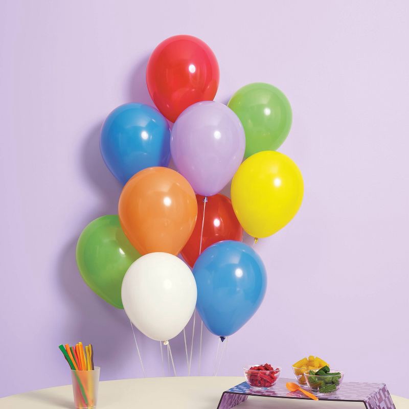 slide 2 of 4, 15ct Color Mix Balloons - Spritz™, 15 ct