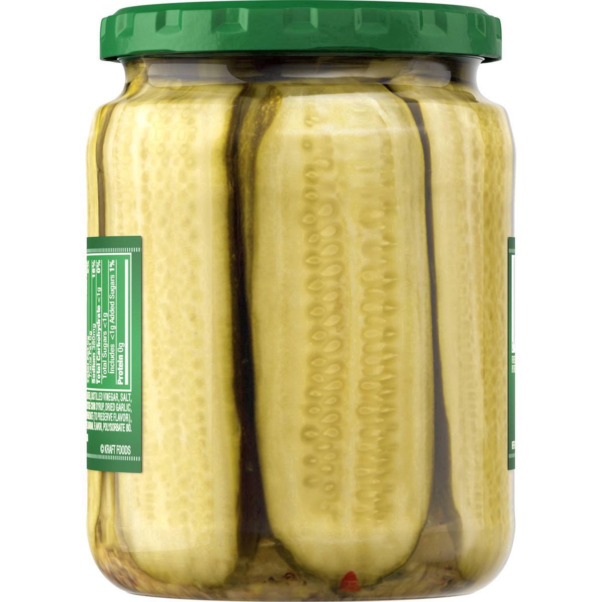 slide 73 of 144, Claussen Kosher Dill Pickle Sandwich Slices, 20 fl. oz. Jar, 20 fl oz