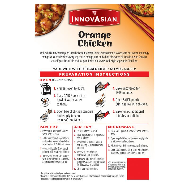 slide 3 of 11, InnovAsian Cuisine InnovAsian Frozen Orange Chicken - 18oz, 18 oz