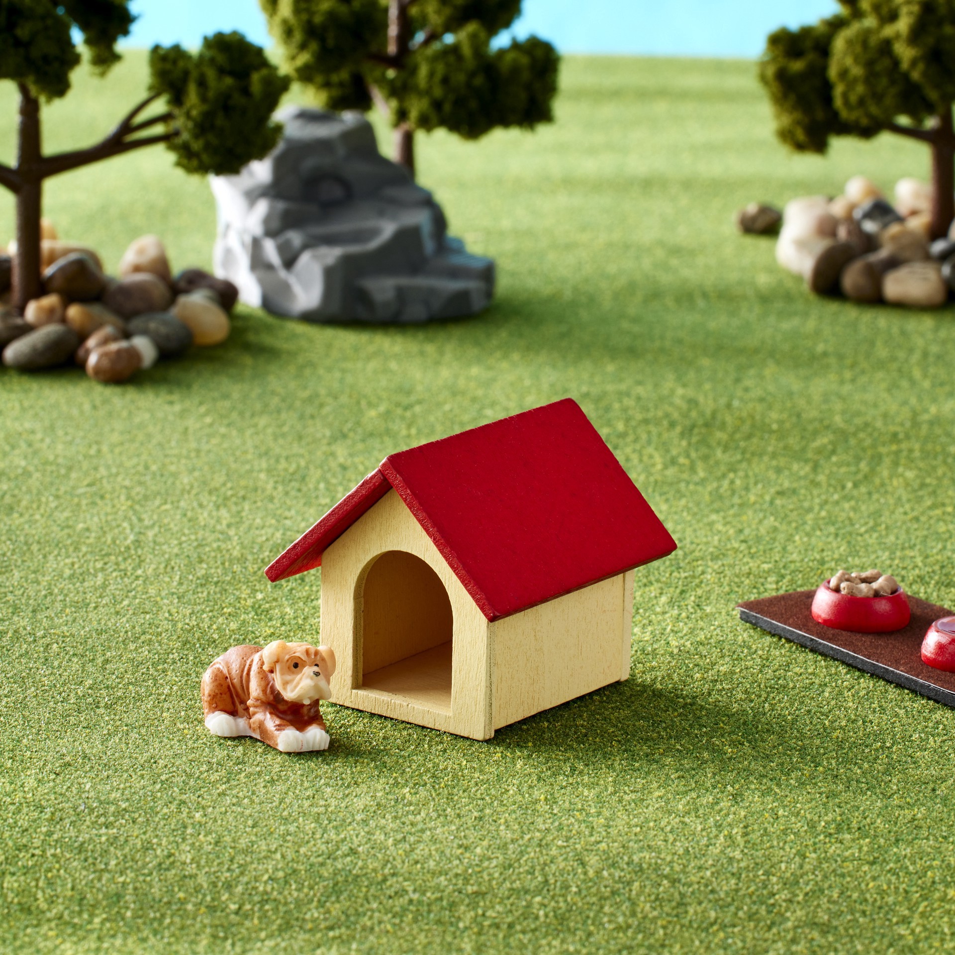 slide 3 of 4, Mini Doghouse & Dog By Make Market, 0.5 in x 1.125 in