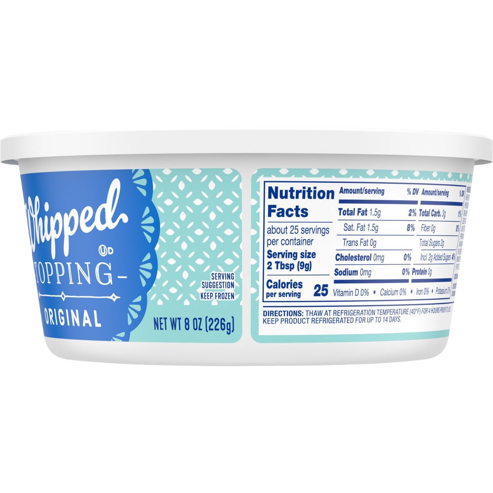 slide 3 of 5, Kroger Original Whipped Topping - 8 oz, 8 oz