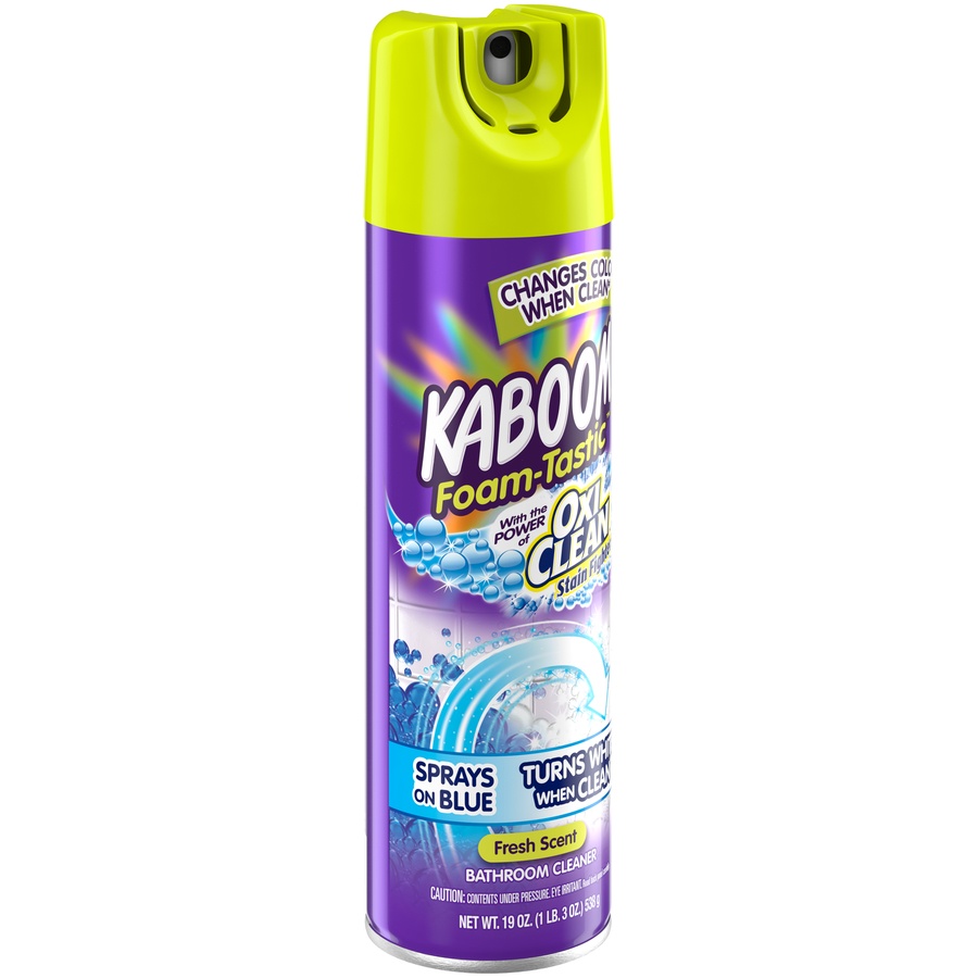 Kaboom With OxiClean Foam Tastic Bathroom Cleaner Fresh Scent 19 oz Shipt