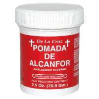 De La Cruz Pomada De Alcanfor - 2.5 Oz