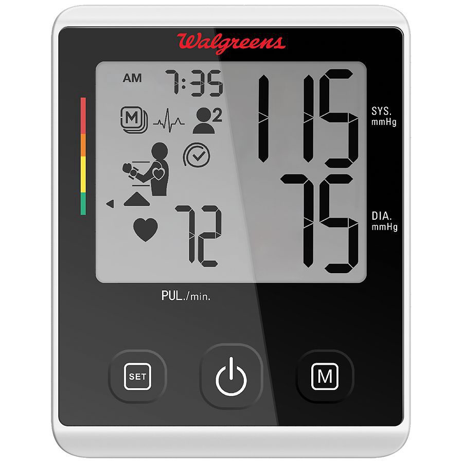 slide 1 of 2, Walgreens Deluxe Wrist Blood Pressure Monitor, 1 ct