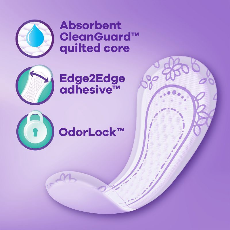 slide 2 of 10, Always Daily Protect Panty Liner - Regular - 96ct, 96 ct