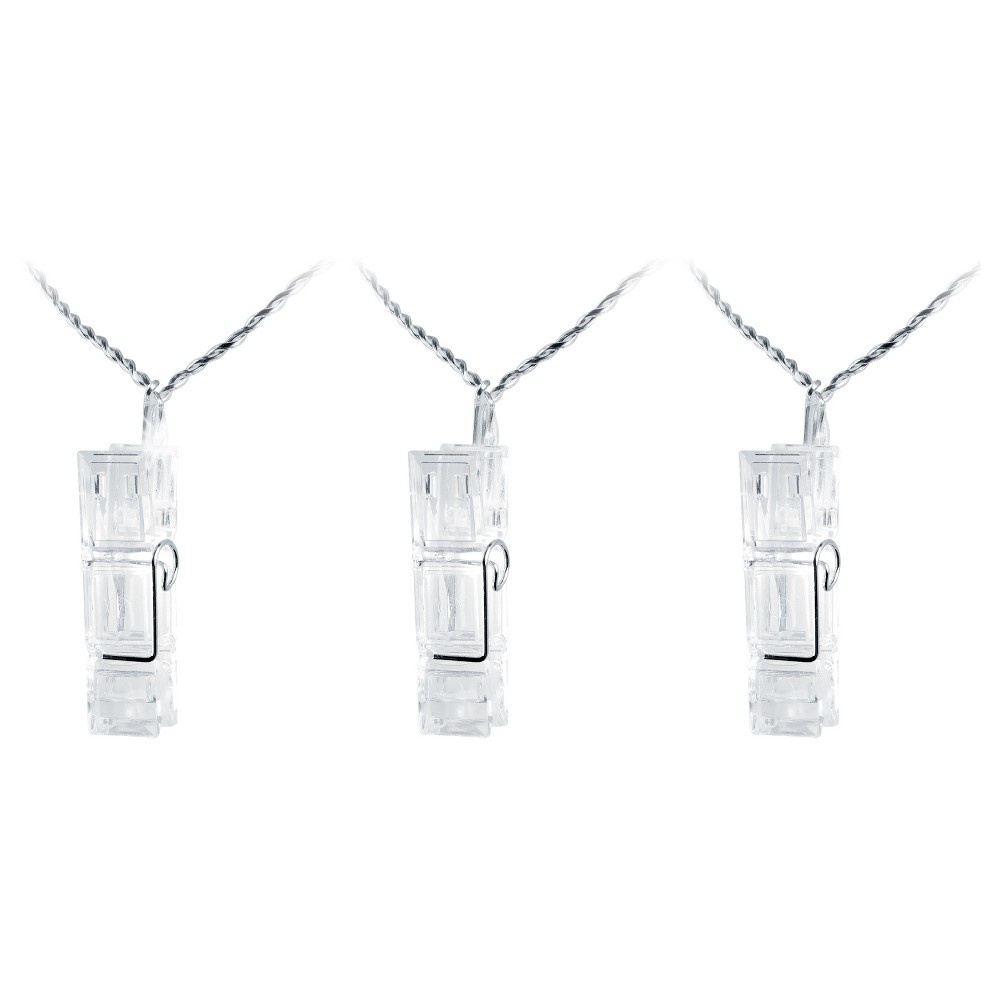 slide 2 of 3, Merkury Led Photo Clip String Lights White (Mi-Lsct1-199), 1 ct