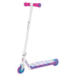 Razor Party Pop Kick Scooter with LED Lights - White