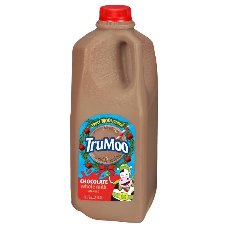 slide 5 of 9, TruMoo Whole Chocolate Milk - 0.5gal, 1/2 gal