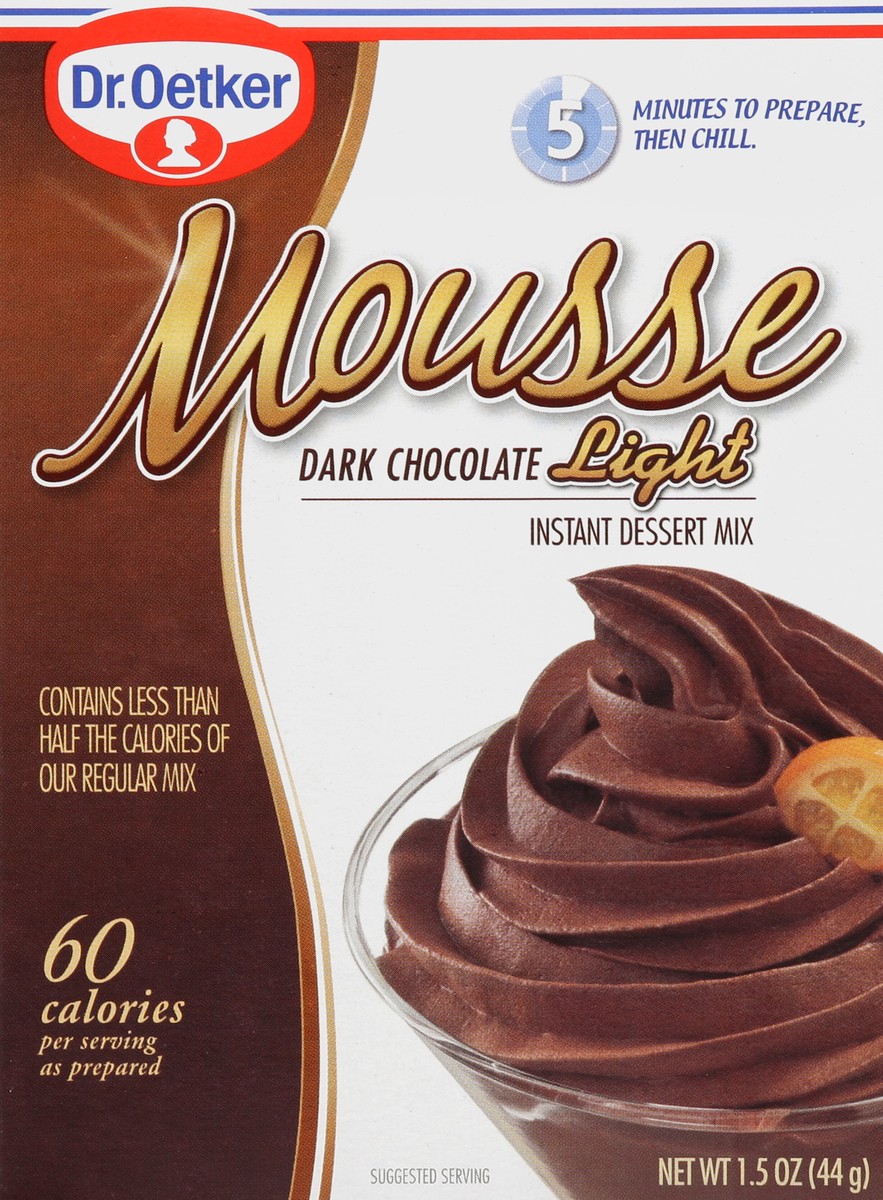 slide 2 of 4, Dr. Oetker Dark Chocolate Mousse, 2 oz