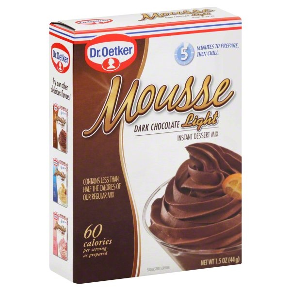 slide 1 of 4, Dr. Oetker Dark Chocolate Mousse, 2 oz