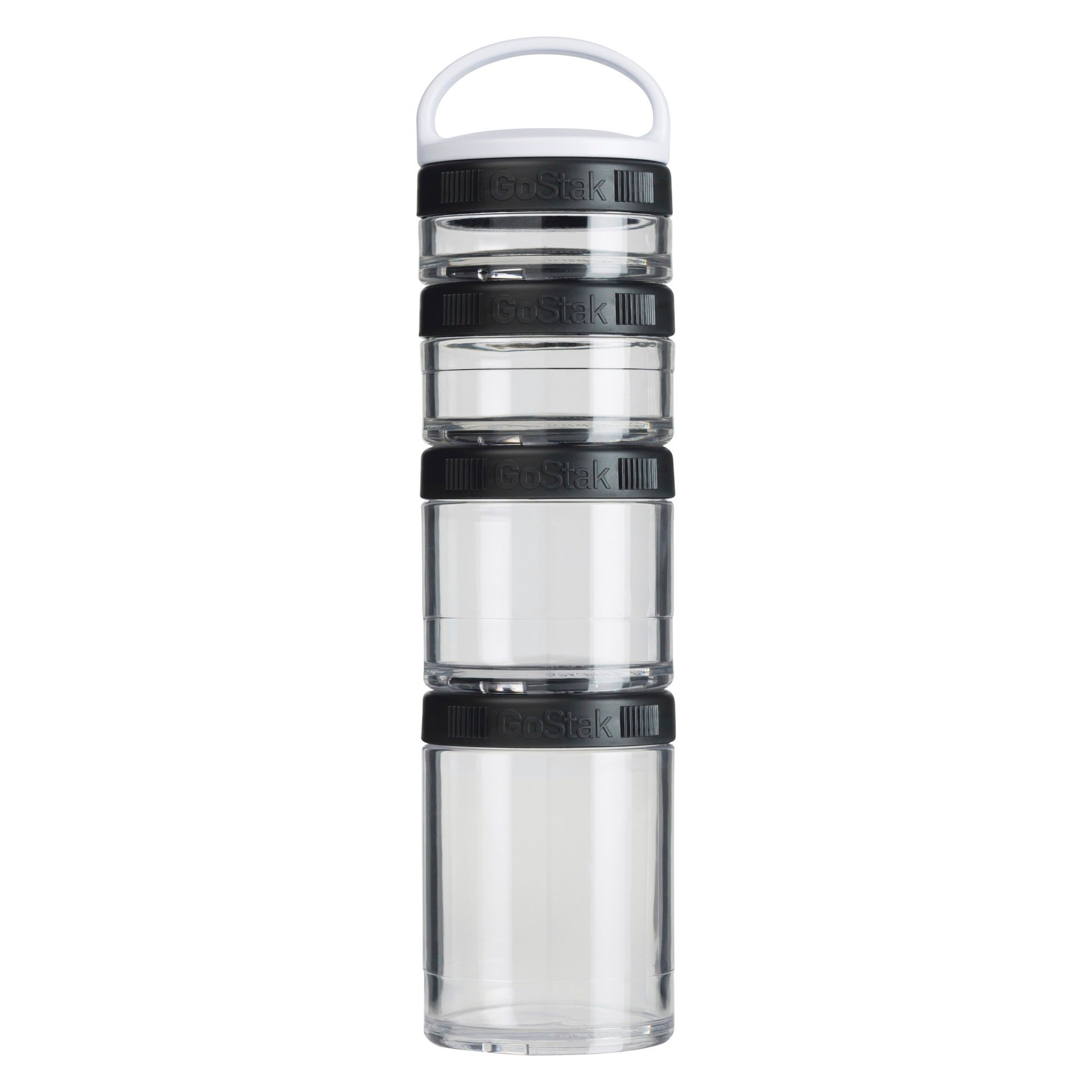 slide 1 of 1, BlenderBottle Gostak Starter Bottle with Handle - Black, 4 ct