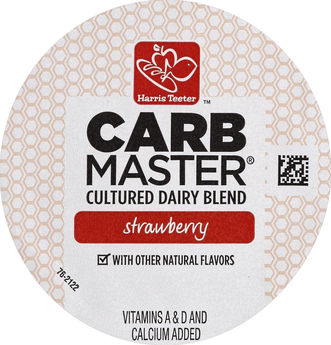 slide 3 of 3, Harris Teeter Carb Master Strawberry Cultured Dairy Blend, 6 oz