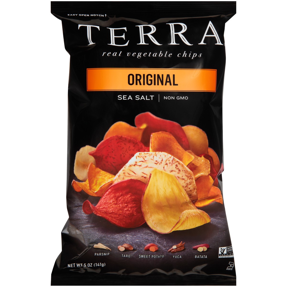 slide 4 of 7, Terra Original Sea Salt Real Vegetable Chips 5 oz. Bag, 5 oz